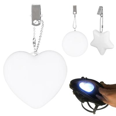 Lampada decorativa a forma di cuore con luce a forma di borsa, 2 modalità, sensore tattile regolabile, attivazione tramite luce a forma di borsa