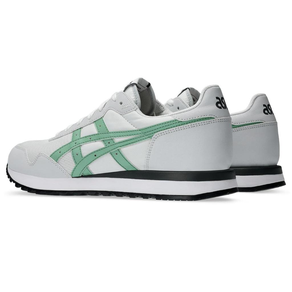 ASICS Tiger Runner II Sneakers 1203A612 Unisex Size 100 cm 2E (White/Dark Mint) 28.0