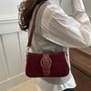 2025 Trendy Retro Women's Square Suede Shoulder Bag