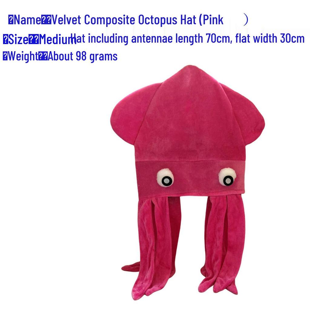 Chapeau d'Halloween en Peluche Coloré: Designs amusants de poulpe, de canard et de champignon