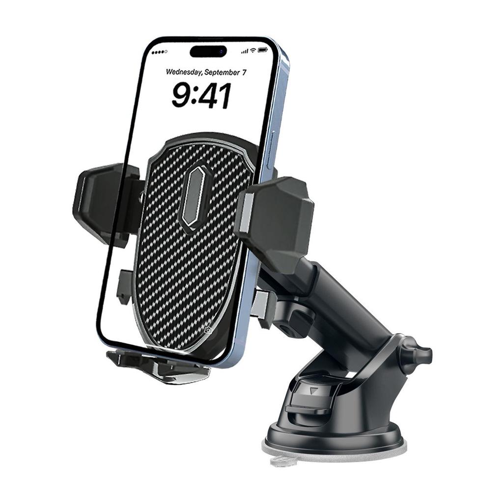 Dashboard & Windshield Suction Cup Car Phone Mount with Automatic Lock