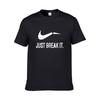 It Just Break Tshirt Men Streetwear Funny Summer Cotton Print Shirt Tops Tee