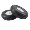 RC Model Aircraft PU Rubber Tires: 1-5 Inch Fixed-Wing Sponge Simulation Wheels
