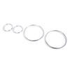 4pcs Dash Dashboard Dial Rings Bezel Trim Ring Speedometer Gauge Chrome AC Dashboard Dial Ring Trim Cover For BMW E38 E39 E53 X5
