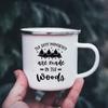 Bergmotiv Emaille-Tassen Campingbecher mit Henkel Trinkgeschirr Urlaub Wandern Lagerfeuerbecher Outdoor Wohnmobil Kaffeetasse Camper Geschenke
