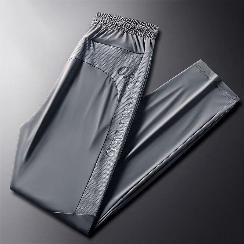 

Men s Loose-Fit Nine-Point Pants - Trendy Summer Casual Wear 4XL сірий колір