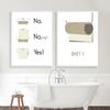 Toilet Paper Funny Shit Quote Karma Nordic Wall Art Canvas Painting Posters And Prints Wall Pictures For Bathroom Washroom Decor