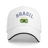 Unisex Brasil National Flag Brazil Hat Fashion Baseball Cap Snapback Hat Casual Headewear Adjustable