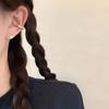 Cloud Pearl Stud Earrings Women's Simple Fashion Temperament Commuting Auspicious Cloud Earrings Design Sense Small Student Earrings