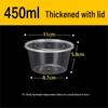 Leak-Proof Disposable Soup Container – Thick, Sealed, No-Spill Round Design.