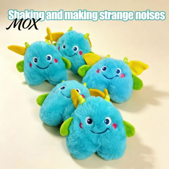 Funny Sounding Pet Accessories Plush Dog Chew Toy, Interactive Squeaky Stuffed Animal, Cute Cartoon Energy Consuming Toys Animal Design, Puppy