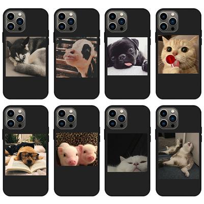Schöne weiche Animation Mode Telefon für Iphone 12 6 XS 11 Mini 13 7 XR X 8 Max Pro 14 Plus 6 s weiche Silikon Silikon TPU Fall Abdeckung