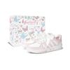 COURTBEAT Pink Cat Paw BOX Synthetic Leather Low Top Flat Unisex Pink White Skateboard Shoes KI6785(Team-831-BOX)
