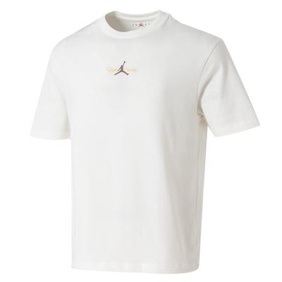Herren Laufserie Logo Basketball Sportlich Lässig Atmungsaktiv Kurzarm T-Shirt Herren Tops Weiß IF0381133