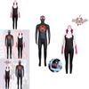 2023 Spider-man Miles Gwen Cosplay Costume Women's Spider-man Jumpsuit Milk Silk Fabric