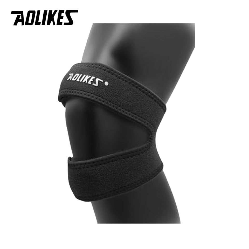 Aolikes 1Pcs Knee Support Patella Belt Elastic Bandage Sport Strap Knee Pads Protector Band Football Running Fitness Knee Brace