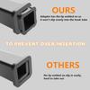 Heavy Duty 2.5" to 2" Trailer Hitch Adapter Receiver Insert Reducer for Ford GMC