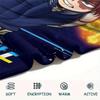 My Hero Academia Character Pattern Flannel Blanket, High Quality Comfortable for All Seasons, Home Decor, Warmth and Comfort, Perfect for Gifts.