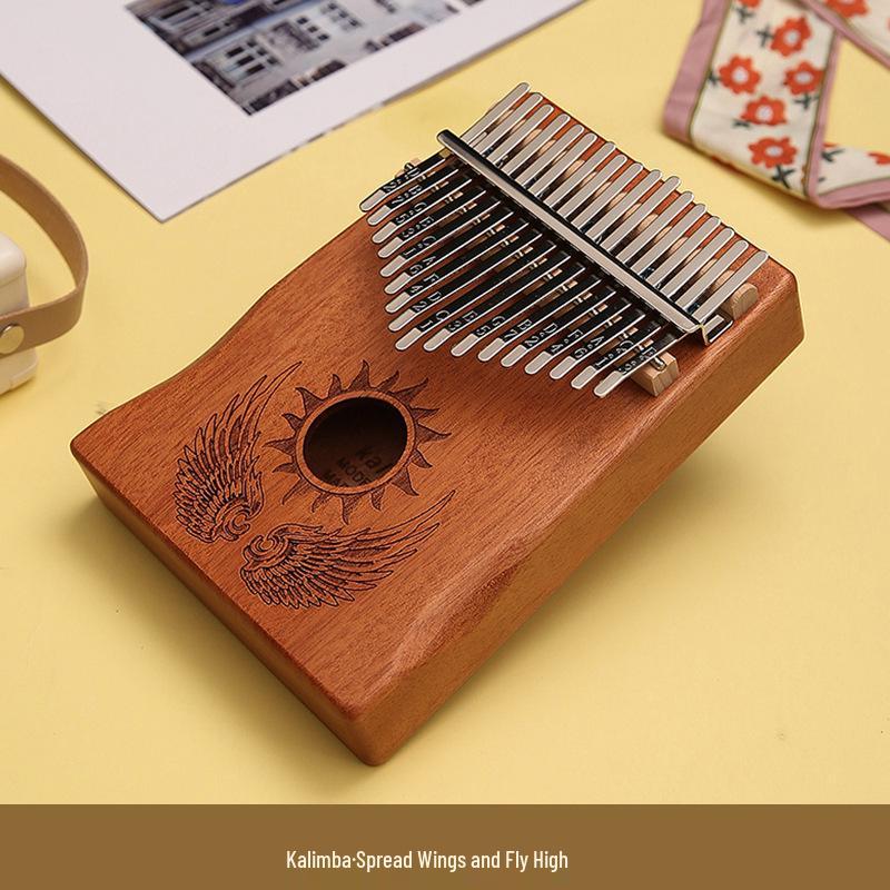 Kalimba Duimpiano: 17-Toons & 21-Toons Muziekinstrument voor Beginners voor Kinderen