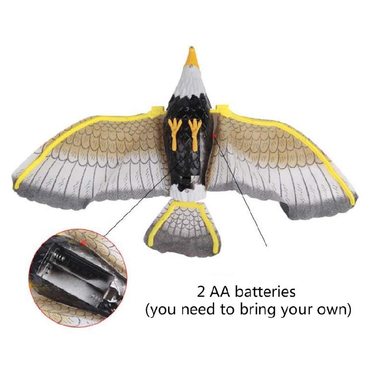 Simulation Electronics Eagle Luminous Bird Repellent Hanging Eagle with Light