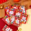 Hong Kong Style 2026 Year of the Horse Red Envelope Bag - Cute Cartoon Spring Festival New Year’s Eve Packet (Medium Size)