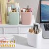2pcs Bamboo-Like Plastic Desk Organizer with Pen Holder & Jewelry Storage - 3/4 Compartment Standalone Multi-Purpose Box