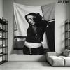 Charli Xcx Wall Tapestry Aesthetic Wall Hanging Printed Fabric Blanket Decorative Tapestries for Bedroom Living Room Home Decor