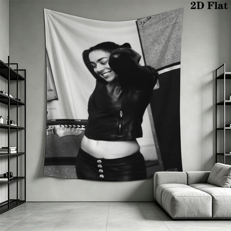Charli Xcx Wall Tapestry Aesthetic Wall Hanging Printed Fabric Blanket Decorative Tapestries for Bedroom Living Room Home Decor