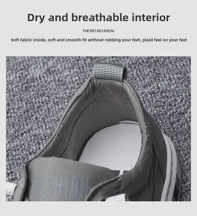 2023 Sommer Eis-Seide Atmungsaktive Herrenmode Sneaker