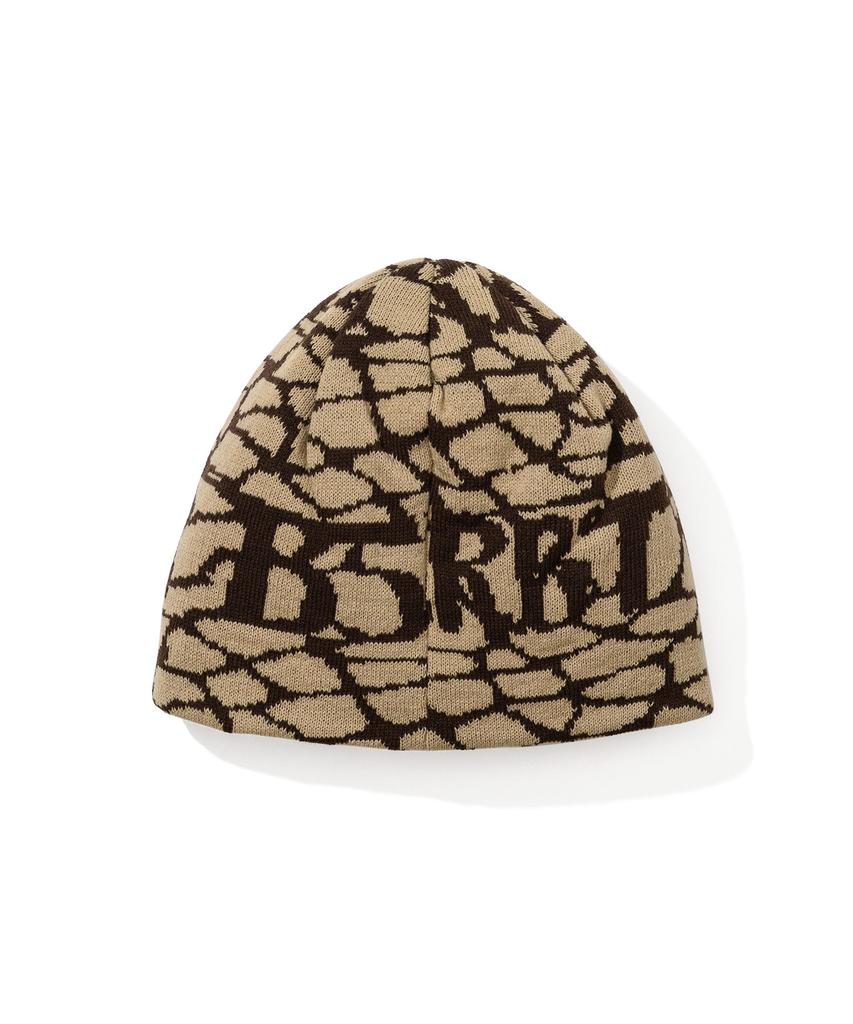 Bieseulaebis Cracked Pattern Beanie Beige