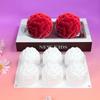 6 Cavity Heart Shaped Ball Mousse Silicone Molds Heart Shaped Chocolate Cake Dessert Molds French Pastry Baking Molds