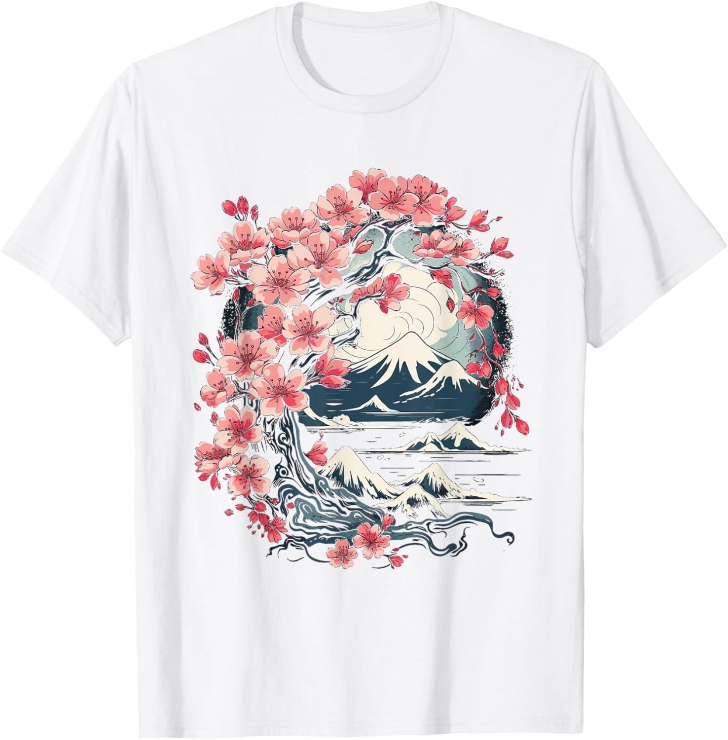 cherry blossom japanese tree japan culture T-Shirt S