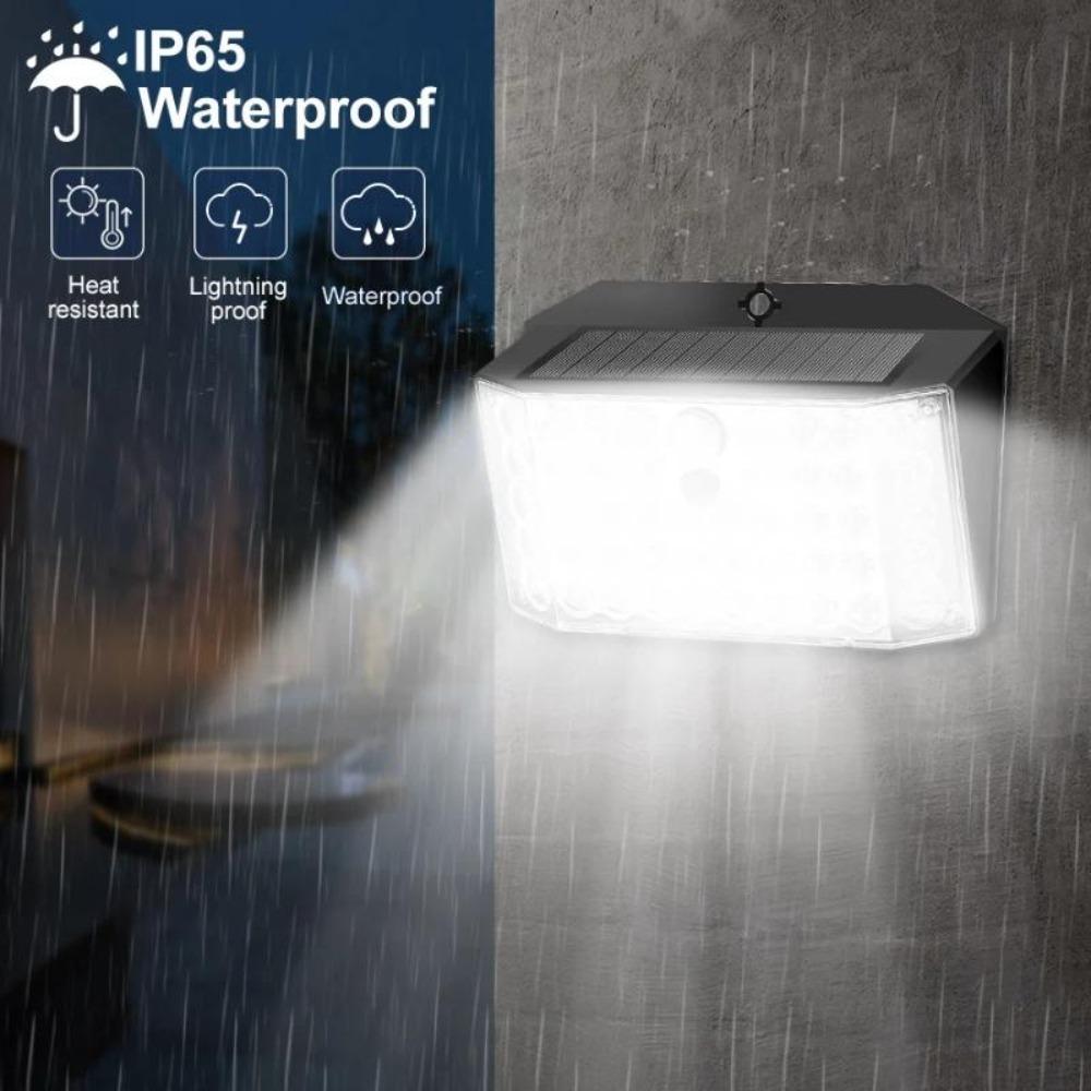 Motion Sensing Smart Light,Always-On,Ambient Lighting. 132 LEDs Super Bright, Easy Install No Wires, Weatherproof for Fence, Patio, Driveway