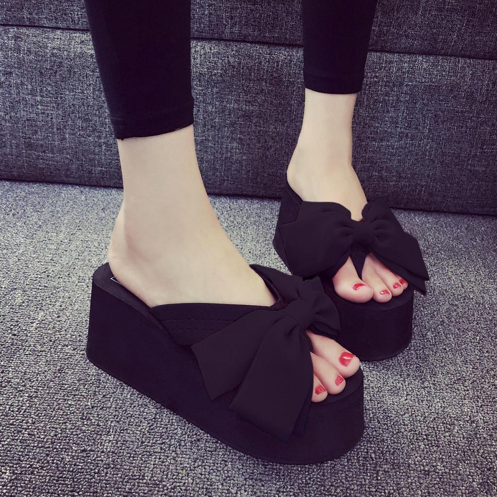 Women's Elegant Bow Knot Casual Outdoor Summer Slippers