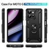 Phone Case for Motorola Moto G Play (2025) 4G/G Power (2025) PC+TPU Phone Cover with Kickstand