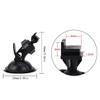 Car Suction Cup For Cam Holder Vehicle Video Recorder On Windshield Dash Board Mount with 5 Types Adapter 360 Degre A  Black