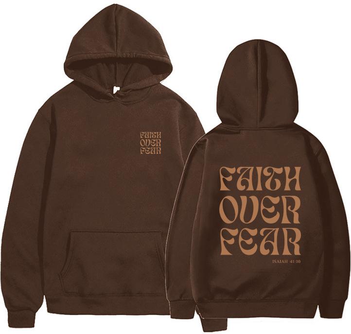 New Style Casual Sweatshirt For Women Plus Velvet Thick Warm Coat With Hood Printed Letters Women'S Fashion Trend