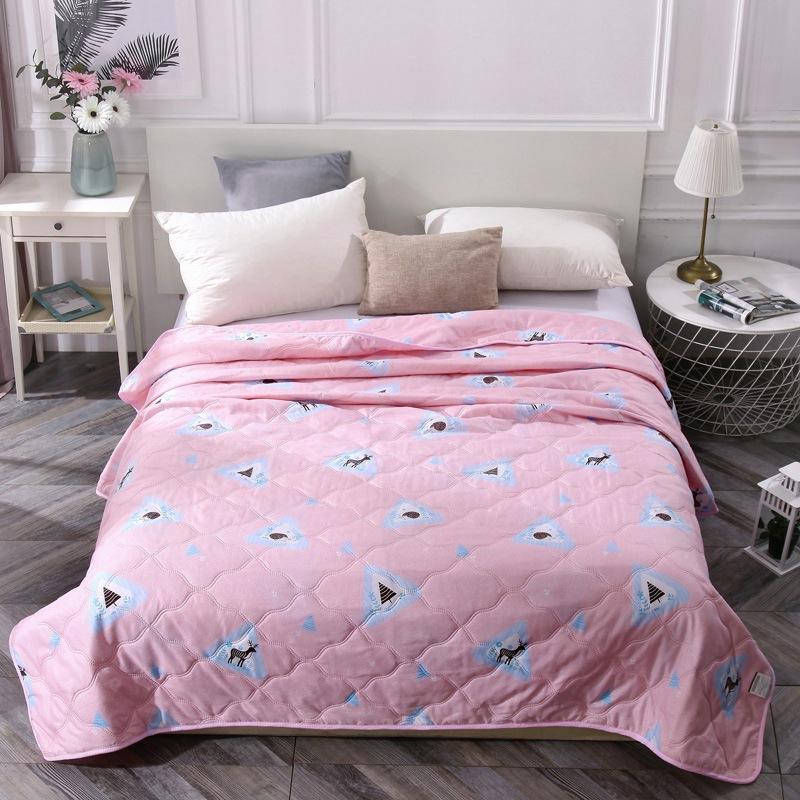 Summer Spring Ultrasound Cool Blanket Thin Wadding Comforter King Queen Size Bedspread Double Air Conditioning Camping Bed Quilt