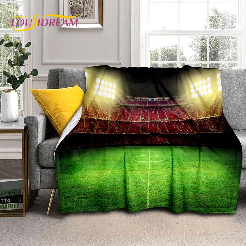 

29 Стиль Футбольное поле Футбол Спорт Мультфильм Мягкое одеяло, Мягкий плед для дома Спальня Кровать Диван Дорожный чехол Детский подарок 30x40in
