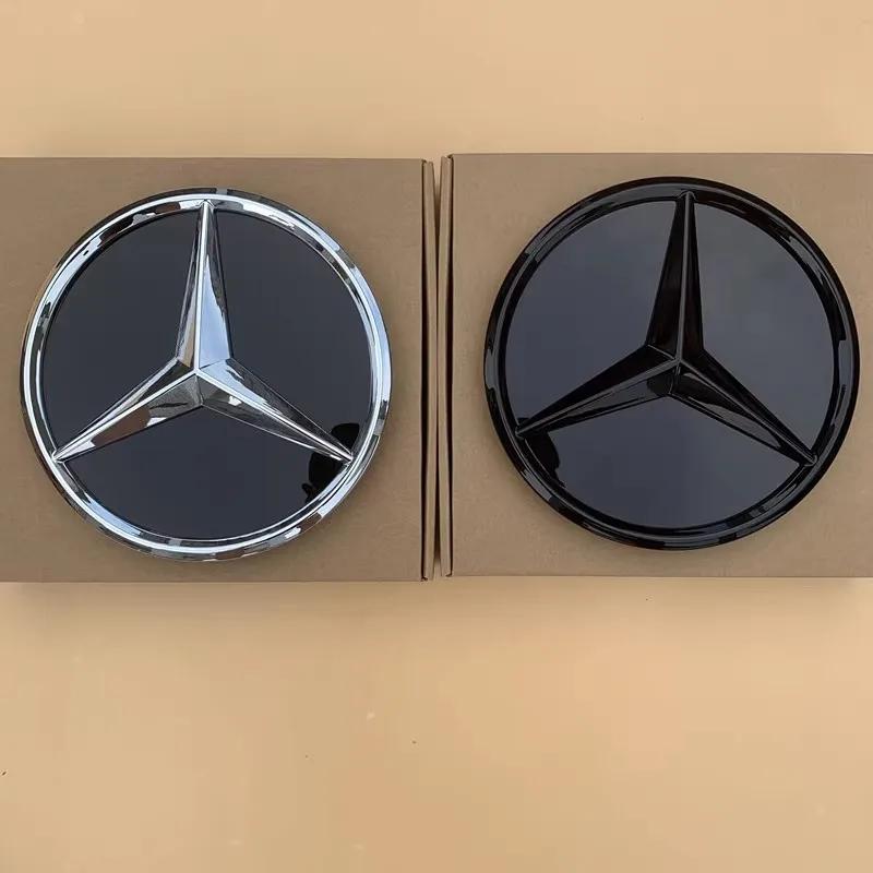 Grilă Frontală 3D 185MM 205MM Emblema Stea Insignă Accesorii Auto Pentru Mercedes-Benz Clasa C/B/E W206 W253 W213 GLC GLE Clasa V