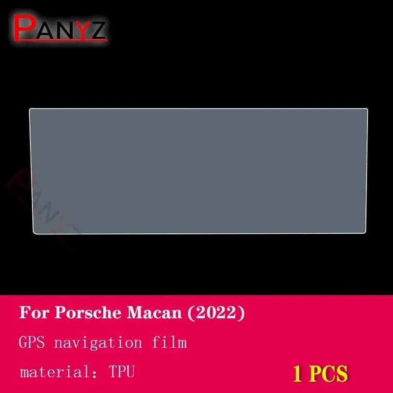 Für Porsche Macan Auto Innenraum Mittelkonsole Transparent TPU Schutzfolie Kratzfest Reparaturfolie Zubehör Umbau