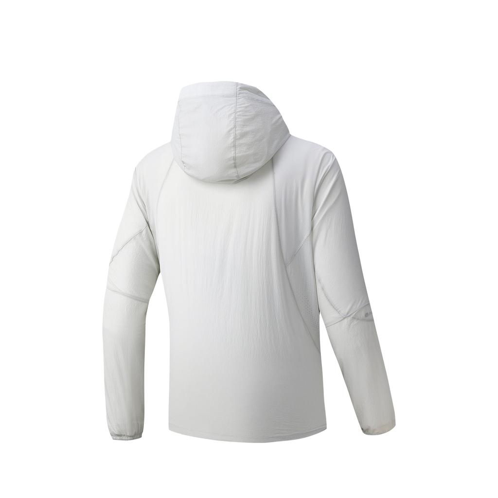 Anta Outdoors Hooded Lightweight Jacket Woven Sports Top Summer 2026 Unisex jackets White-Mist-Gray 972626603-3