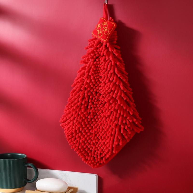 Quick-Drying Hands Towel Dry Soft Hanging Hands Towel Bathroom Accessories