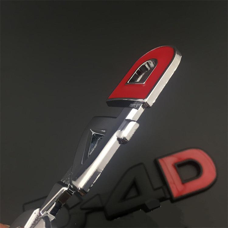 Toyota D-4D Car Mod Metal Badge for Prado, Highlander, and Land Cruiser