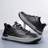 New Spring Autumn Shoes Mens Fashion Sneakers Flat Soft Casual Brand Male Footwear Black Grey