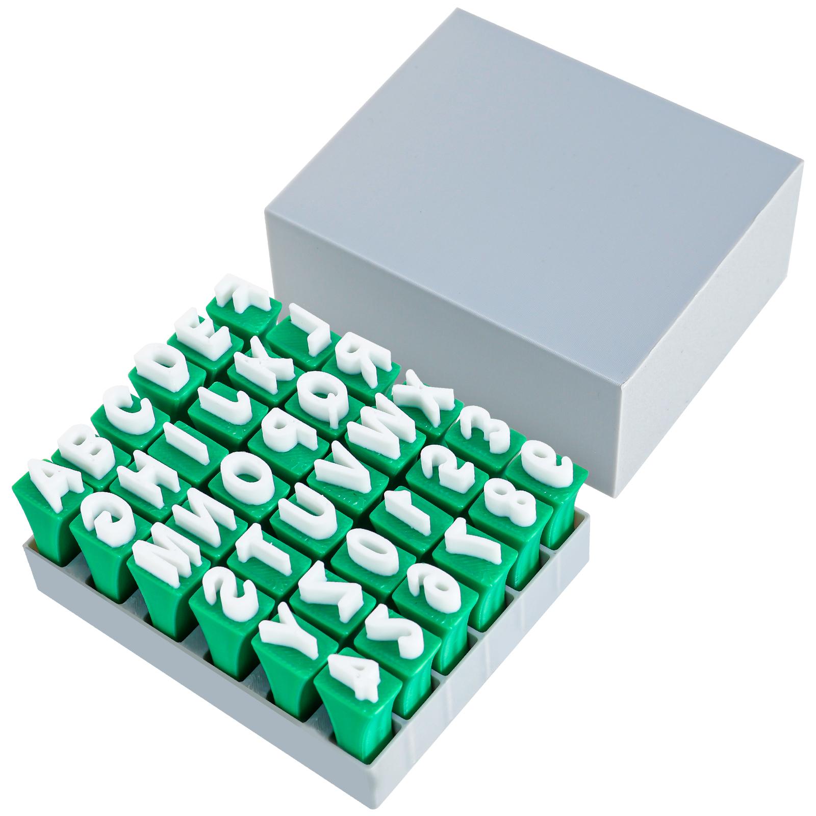 

1set Alphabet Number Letter Stamp Cookie Press Stamps Print Name Ceramic Pottery Tools Letter Clay Stamp Embosser Set