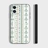 Bohemian Pattern Phone Case For IPhone 17 Air 16 15 14 13 Pro Max 11 12 Black Silicone Cover