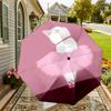 Adorable Ballerina Cat Pink Tutu Print Umbrella - Auto Open/Closed, Outdoor Gear,  Lightweight & Durable 085