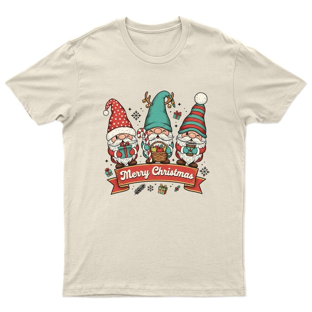 Merry Christmas Gnomes Christmas TShirt Unisex Gift Retro Funny Unisexs