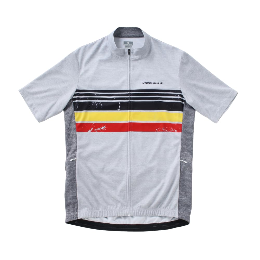 

Kapelmuur Short Sleeve Cycling Jersey, Denim Print, White, XS